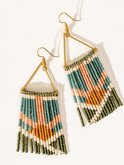 Faithful Fringe Beaded Earrings